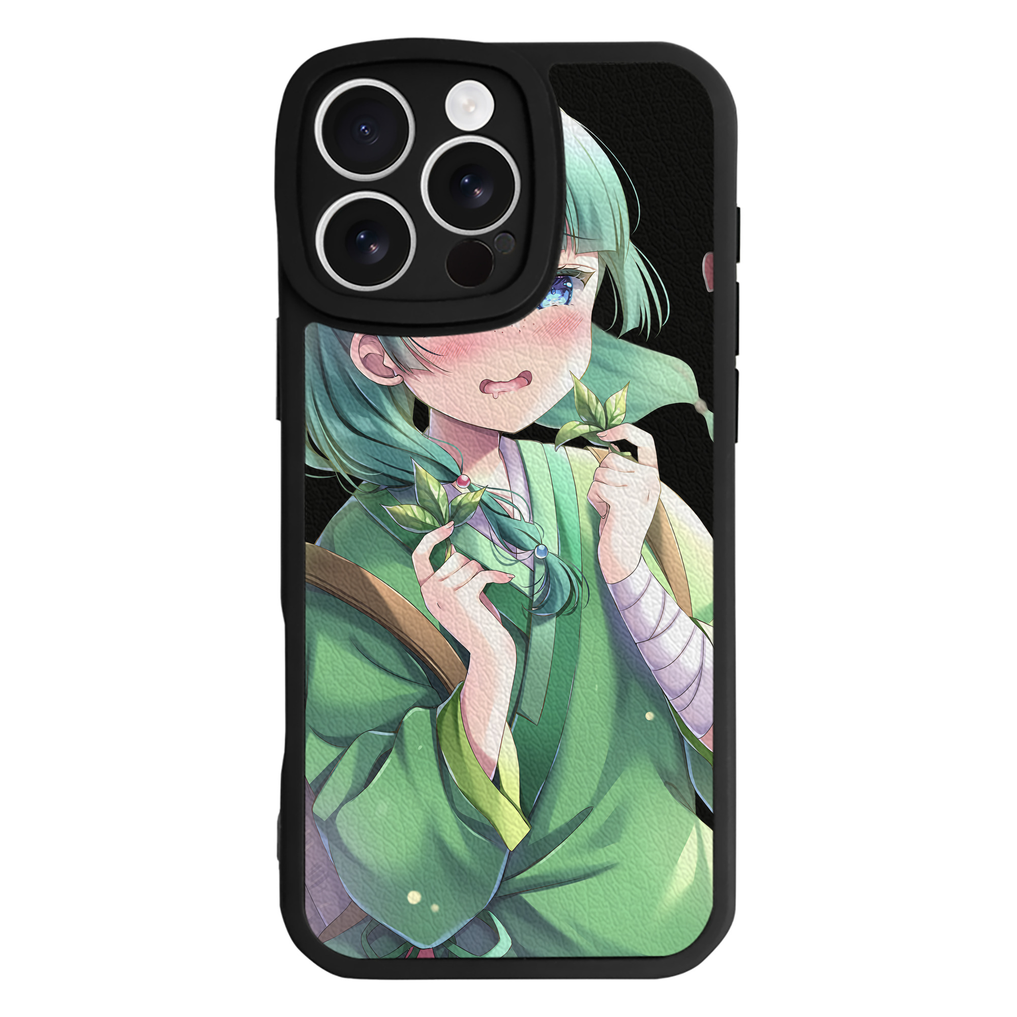 （画像用） 薬屋のひとりごと The Apothecary Diaries 【iPhone 16シリーズ対応】シリコンスマホケース（レザー調） 材質：シリコン